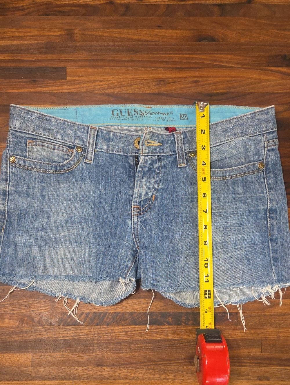 Guess Foxy Flare Denim Shorts
